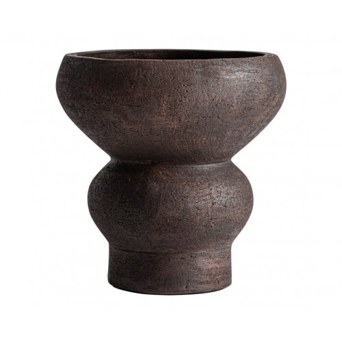 Jarrón Okar Terracota 26x26x26 Estilo Contemporáneo - 1