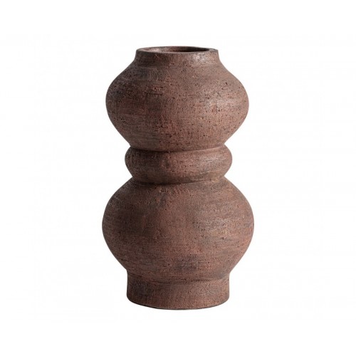 Jarrón Okar Terracota 21x21x36 Estilo Contemporáneo - 1