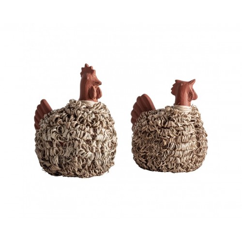 Figura Animal J 2 Terracota 30x21x32 26x21x27 - 1