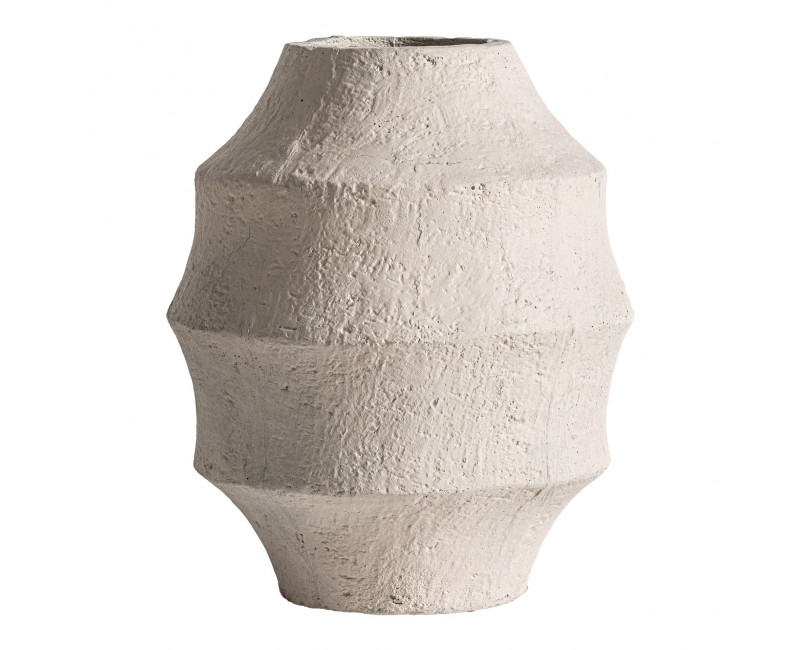 Jarrón Melman Cemento 29x29x35 Estilo Contemporáneo - 1