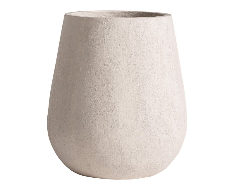 Tinaja Stevie Cemento 40x40x50 Estilo Contemporáneo - 1