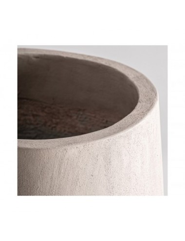 Tinaja Stevie Cemento 40x40x70 Estilo Contemporáneo - 1