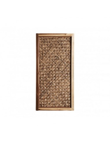 Panel Decorativo Mason Fibra Natural 50x2,5x100 Estilo Boho - 1