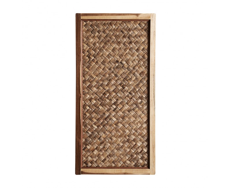 Panel Decorativo Mason Fibra Natural 50x2,5x100 Estilo Boho - 1