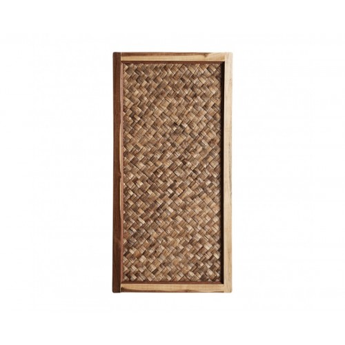 Panel Decorativo Mason Fibra Natural 50x2,5x100 Estilo Boho - 1