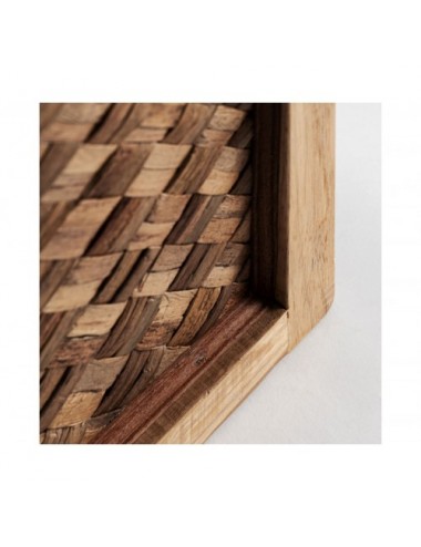 Panel Decorativo Mason Fibra Natural 50x2,5x100 Estilo Boho - 1