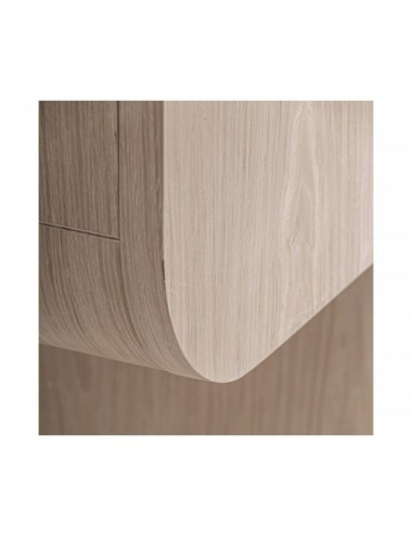 Armario Kharj Madera Roble 115x51x190 Estilo Art Deco - 4