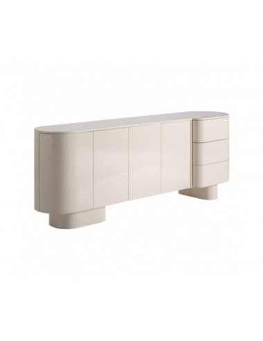 Aparador Haton Madera Dm 220x50x80 Estilo Contemporáneo - 1