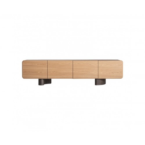 Mueble Tv Laneo Madera Dm 220x45x55 Estilo Contemporáneo - 1