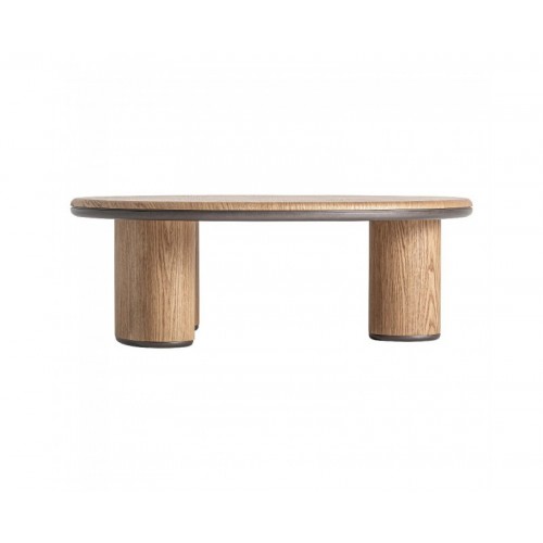 Mesa De Centro Leneo Madera Dm 100x100x35 Estilo Contemporáneo - 1