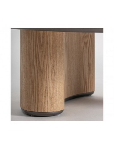 Mesa De Centro Leneo Madera Dm 100x100x35 Estilo Contemporáneo - 4