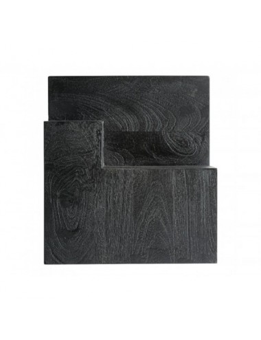 Mesa Auxiliar Pètria Madera De Mango 36x36x40 Estilo Contemporáneo - 1