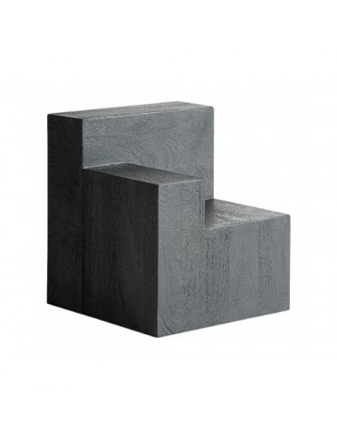 Mesa Auxiliar Pètria Madera De Mango 36x36x40 Estilo Contemporáneo - 1