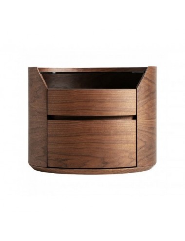 Mesita De Noche Lecco Madera Contrachapada 60x42x48,5 Estilo Contemporáneo - 1