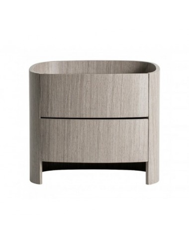 Mesita De Noche Burkina Madera Contrachapada 55x42x50 Estilo Contemporáneo - 1