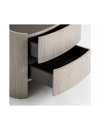 Mesita De Noche Burkina Madera Contrachapada 55x42x50 Estilo Contemporáneo - 5