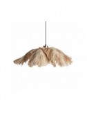 Lámpara De Colgar Halena Fibra Natural 70x70x15 Estilo Boho - 1