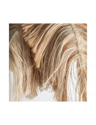 Lámpara De Colgar Halena Fibra Natural 70x70x15 Estilo Boho - 3