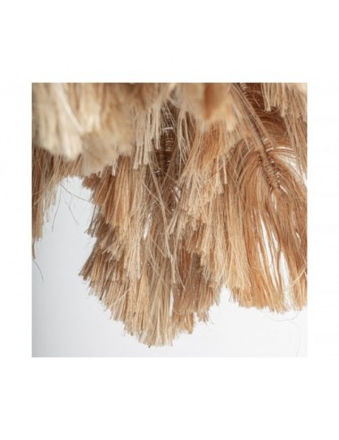 Lámpara De Colgar Halena Fibra Natural 70x70x15 Estilo Boho - 4