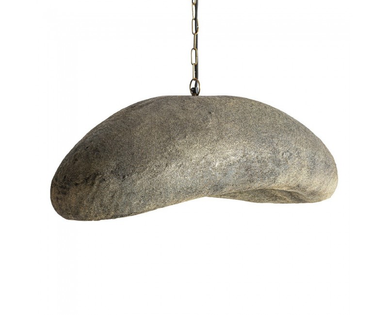 Lámpara De Colgar Villeshe Cemento 89x54x34 Estilo Contemporáneo - 1