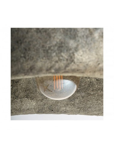 Lámpara De Colgar Villeshe Cemento 89x54x34 Estilo Contemporáneo - 5