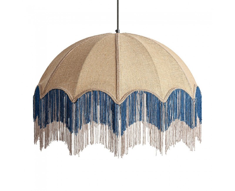 Lámpara De Colgar Lashem Yute 69x69x51 Estilo Provenzal - 1