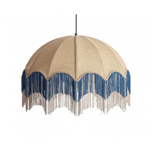 Lámpara De Colgar Lashem Yute 69x69x51 Estilo Provenzal - 1
