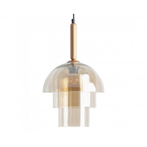 Lámpara De Colgar Shija Cristal 25x25x44 Estilo Art Deco - 1