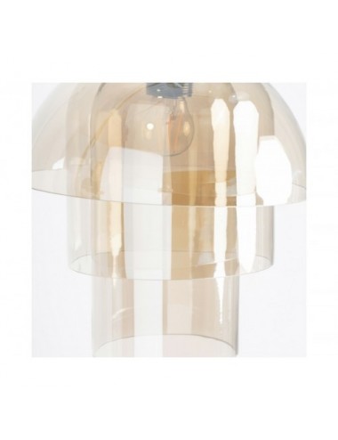 Lámpara De Colgar Shija Cristal 25x25x44 Estilo Art Deco - 3