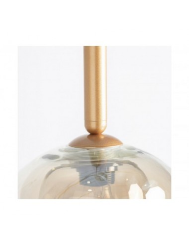 Lámpara De Colgar Shija Cristal 25x25x44 Estilo Art Deco - 4