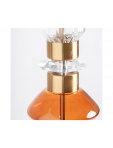 Lámpara De Colgar Anna Cristal 22x22x68 Estilo Art Deco - 3