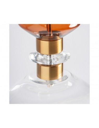 Lámpara De Colgar Anna Cristal 19x19x76 Estilo Art Deco - 3