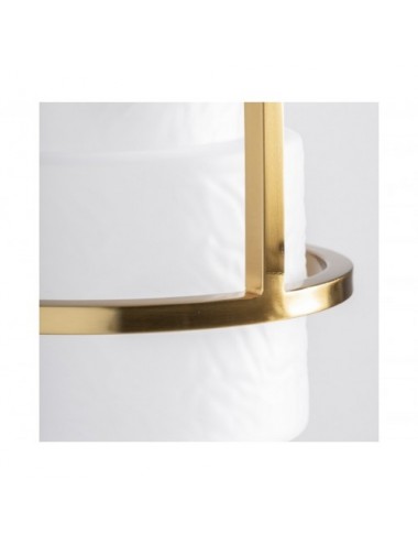 Lámpara De Colgar Laule Cristal 24x24x39 Estilo Art Deco - 4