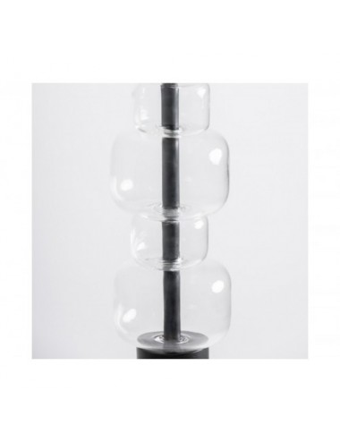 Lámpara De Colgar Zale Cristal 9x9x60 Estilo Art Deco - 3