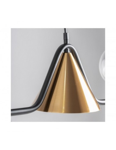 Lámpara De Colgar Fasha Cristal 123x33x27 Estilo Art Deco - 4