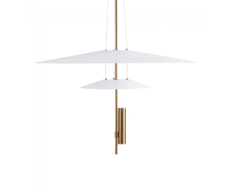 Lámpara De Colgar Caroline Acrílico 67x67x79 Estilo Art Deco - 1