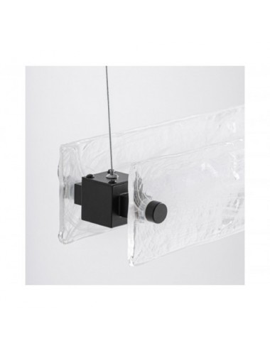 Lámpara De Colgar Shalese Cristal 90x10x10 Estilo Art Deco - 3