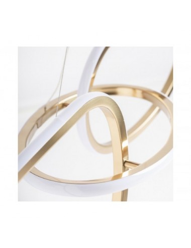 Lámpara De Colgar Kaleshe Acero Inoxidable 82x22x22 Estilo Art Deco - 4