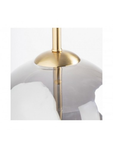 Lámpara De Colgar Sahin Cristal 16x16x140 Estilo Art Deco - 1