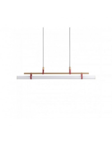 Lámpara De Colgar Hana Cristal 115x5x10 Estilo Art Deco - 1