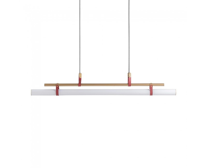 Lámpara De Colgar Hana Cristal 115x5x10 Estilo Art Deco - 1