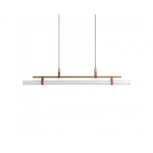 Lámpara De Colgar Hana Cristal 115x5x10 Estilo Art Deco - 1