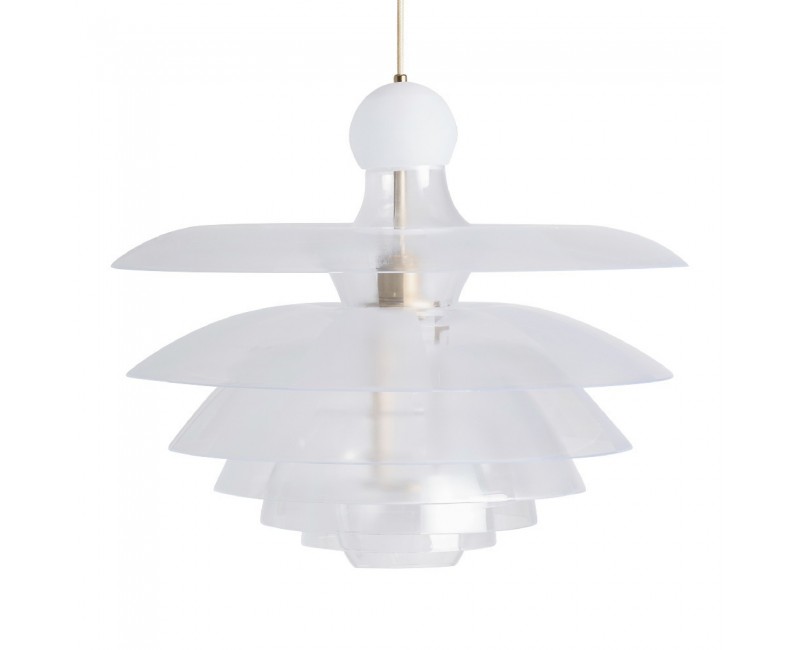 Lámpara De Colgar Sasha Acrílico 52x52x42 Estilo Art Deco - 1