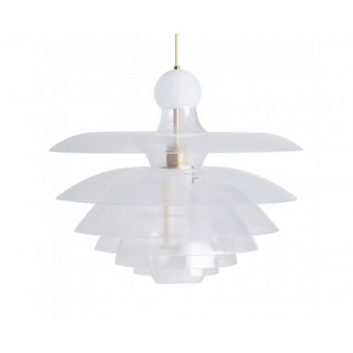 Lámpara De Colgar Sasha Acrílico 52x52x42 Estilo Art Deco - 1