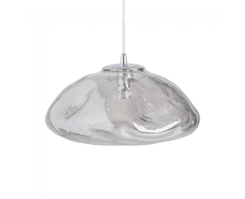 Lámpara De Colgar Nataly Cristal 32x30x14 Estilo Art Deco - 1