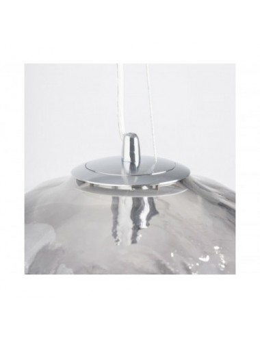 Lámpara De Colgar Nataly Cristal 32x30x14 Estilo Art Deco - 4