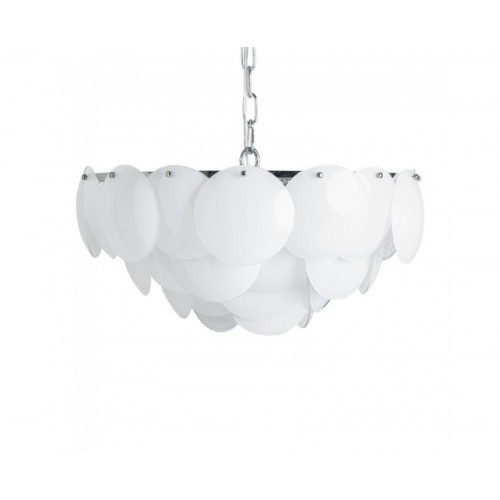 Lámpara De Colgar Elisha Cristal 60x60x34 Estilo Art Deco - 1