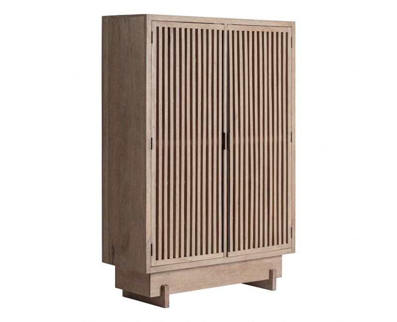 Armario Gàbia Madera De Mango 138x50x195 Estilo Contemporáneo - 1