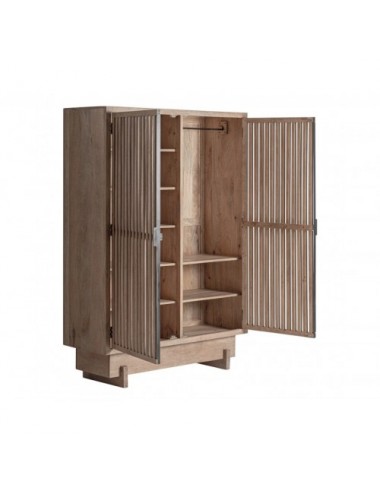 Armario Gàbia Madera De Mango 138x50x195 Estilo Contemporáneo - 1