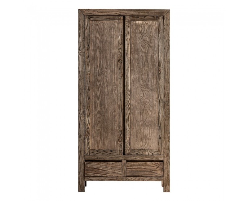Armario Thouars Madera De Olmo 100x55x200 Estilo Rústico - 1